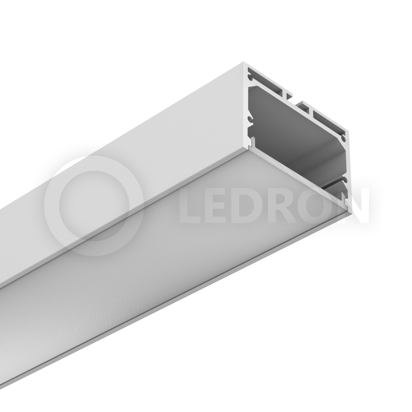 1506E | профиль накладной алюминиевый для светодиодных лент