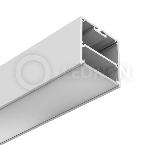 Накладной профиль для светодиодных лент LeDron 5050 WHITE