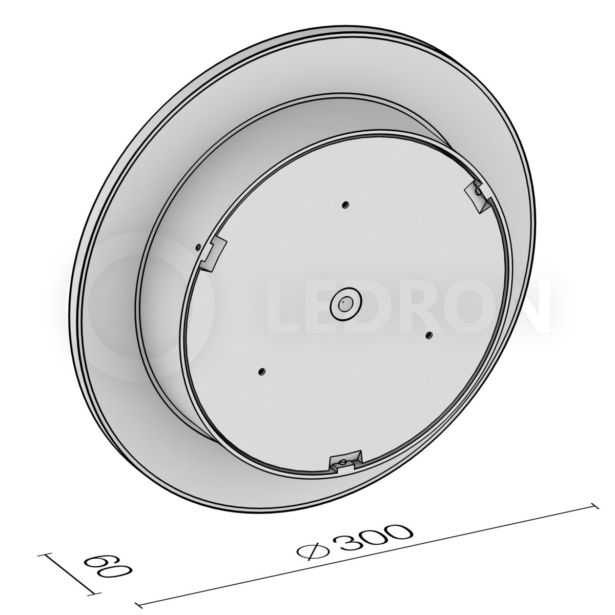 Бра LeDron Habit L 18w 3000K схема