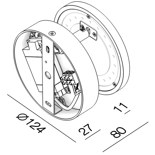 Бра LeDron UFO G2 схема