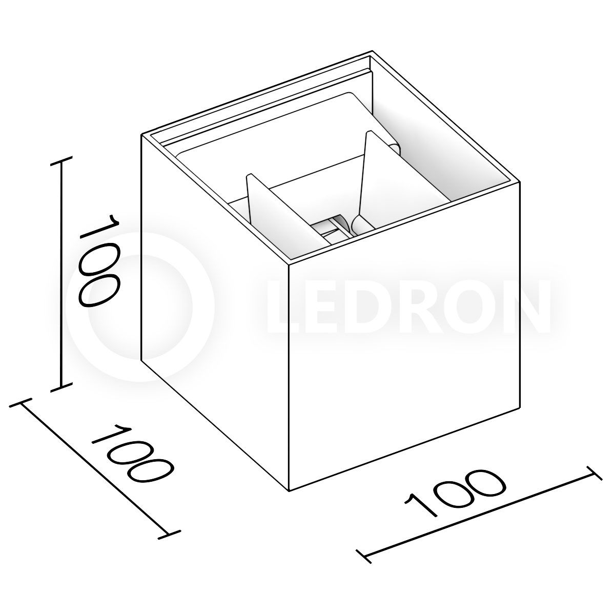 Бра Ledron BCS-WL2027 схема