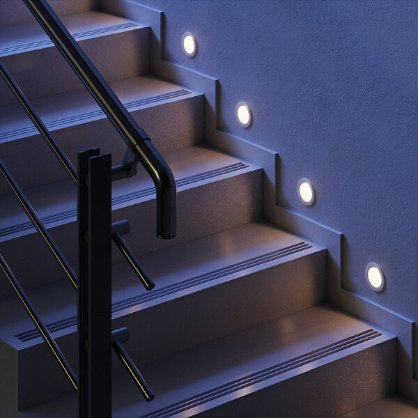 Светодиодный встраиваемый светильник Ledron GWR816 Grey в интерьере