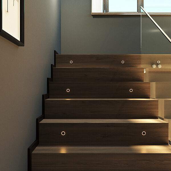 Светодиодный встраиваемый светильник Ledron MJ4001 White 3000K в интерьере