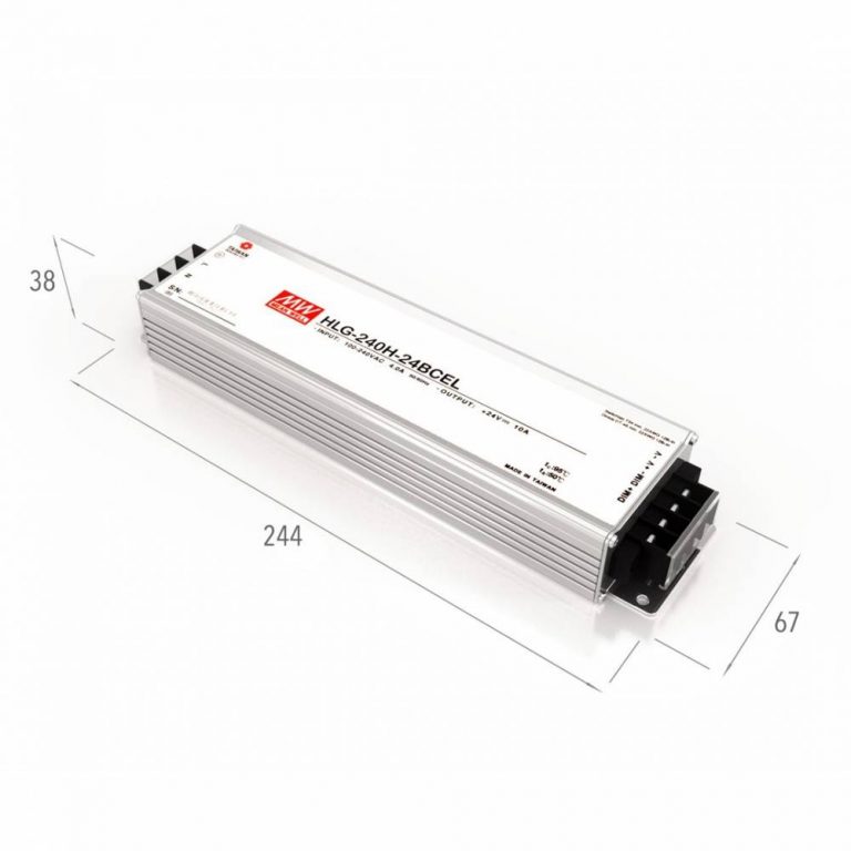 Блок питания | MW HLG-240H-24BCEL (24V 240W 10А)
