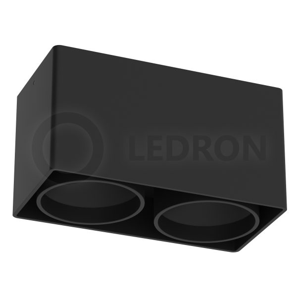 Накладной светодиодный светильник LeDron KEA 2 ED GU10 Black