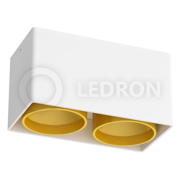 Накладной светодиодный светильник LeDron KEA 2 ED GU10 White Gold