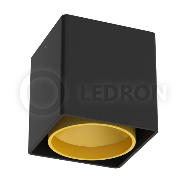 Накладной светодиодный светильник LeDron KEA ED GU10 Black Gold