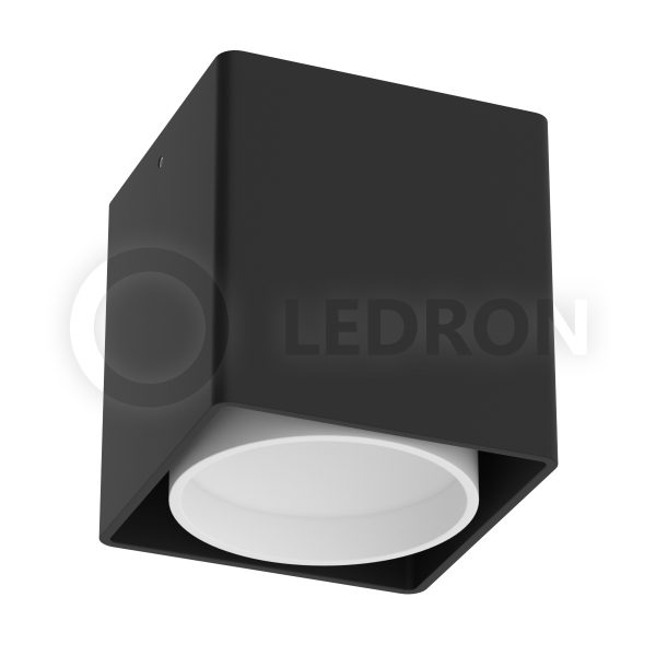 Накладной светодиодный светильник LeDron KEA ED GU10 Black White