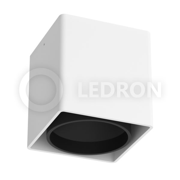 Накладной светодиодный светильник LeDron KEA ED GU10 White Black