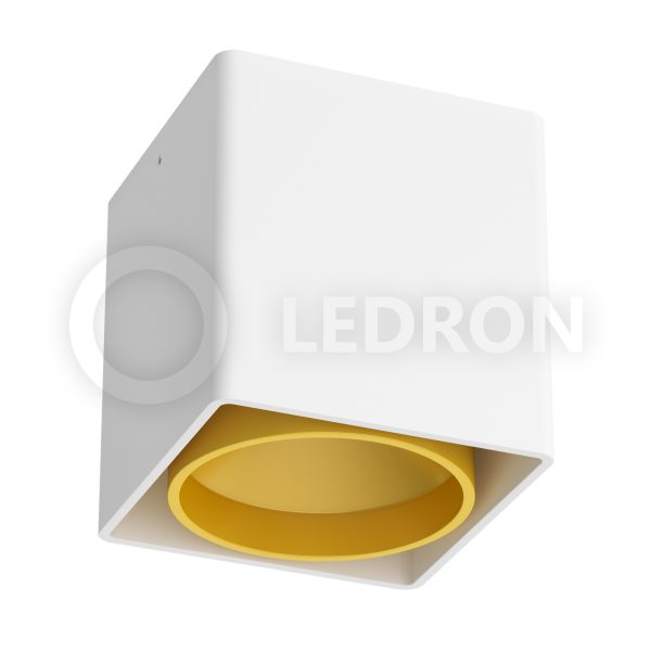 Накладной светодиодный светильник LeDron KEA ED GU10 White Gold