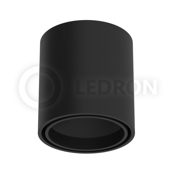Накладной светодиодный светильник LeDron KEA R ED GU10 BLACK