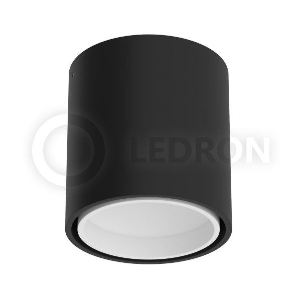 Накладной светодиодный светильник LeDron KEA R ED GU10 BLACK WHITE