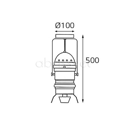 Накладной светодиодный светильник ITALLINE XFST3D black схема