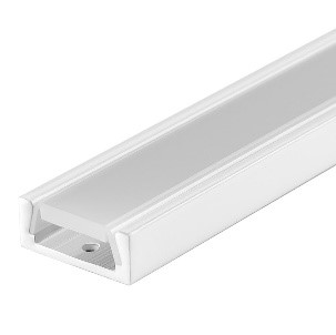 Накладной профиль для светодиодных лент LeDron Mic 15.5_7_2500 мм white