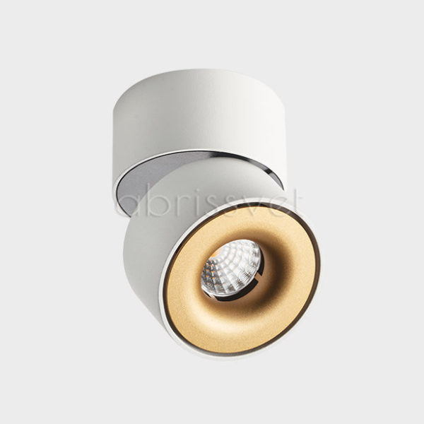 Накладной светильник ITALLINE IT02-001 white + IT02-001 ring gold