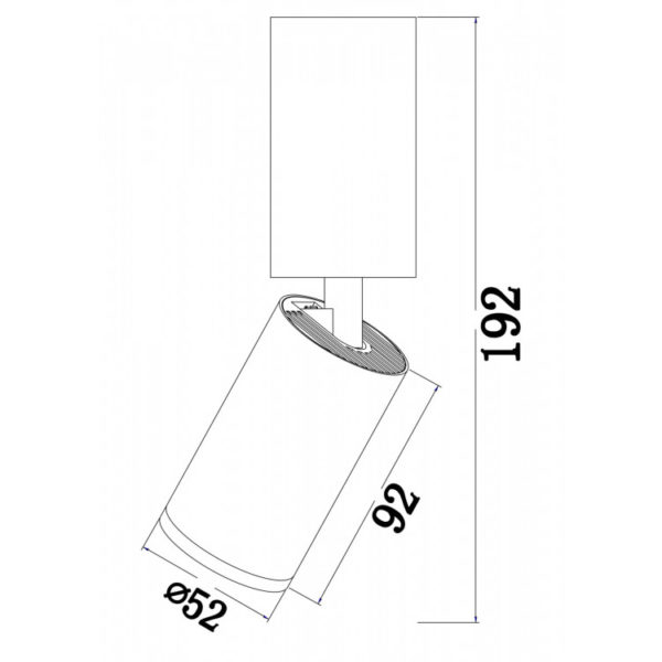 Потолочный светильник FOCUS S C051CL-01W схема