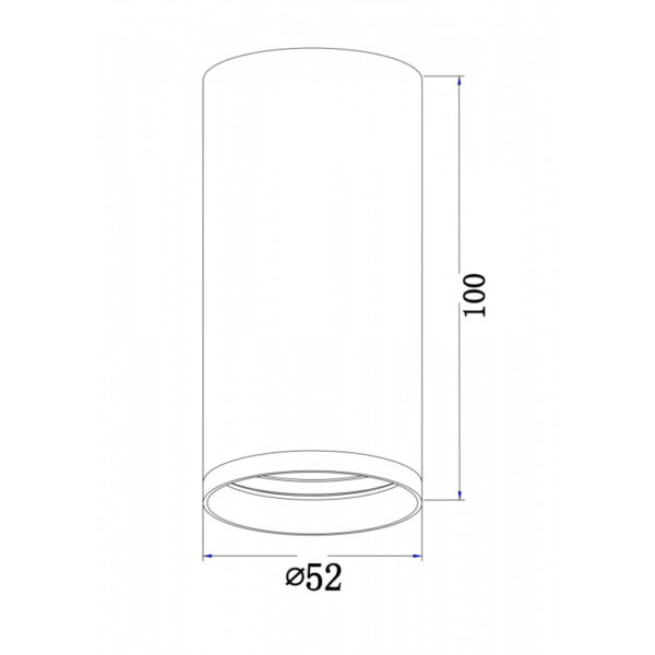 Потолочный светильник FOCUS S C052CL-01B схема