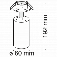 Потолочный светильник Focus C018CL-01W схема