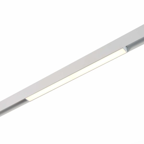 Магнитный трековый светильник Белый LED 1-12W 3000K 780Lm белый