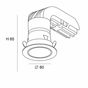 Встраиваемый светильник Quest Light SPARK SR 9W 50° WB (LED 9 Вт, IP44)
