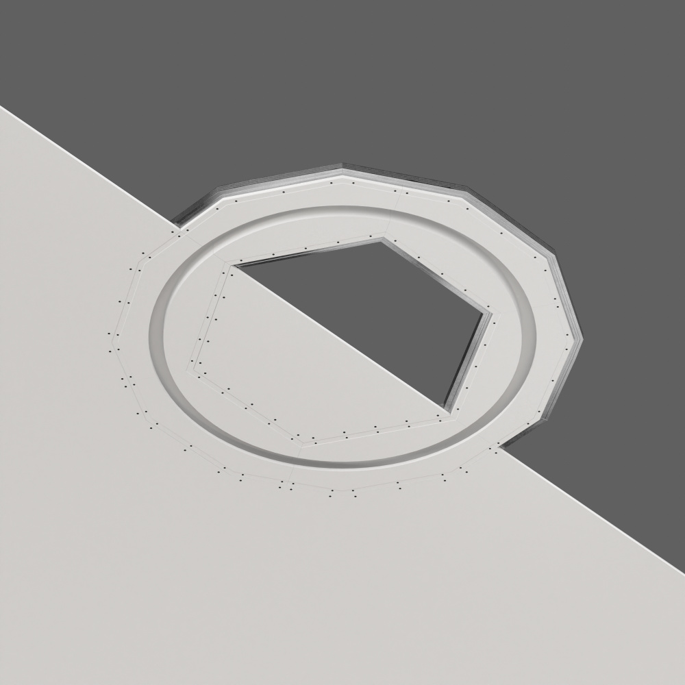 Встраиваемый гипсовый светильник Stellanova CALYPSO 1300