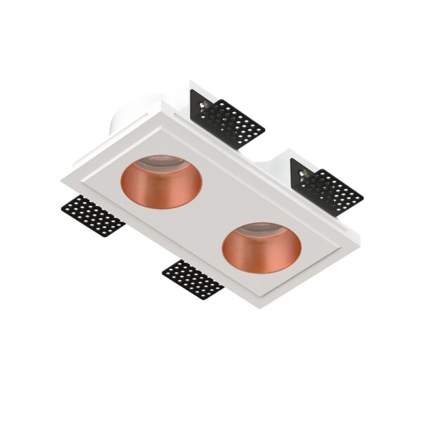 Встраиваемый светильник Stellanova QUASAR 55 DUO COPPER