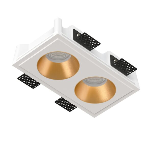 Встраиваемый светильник Stellanova QUASAR 80 DUO BRASS