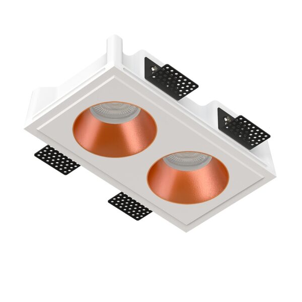 Встраиваемый светильник Stellanova QUASAR 80 DUO COPPER