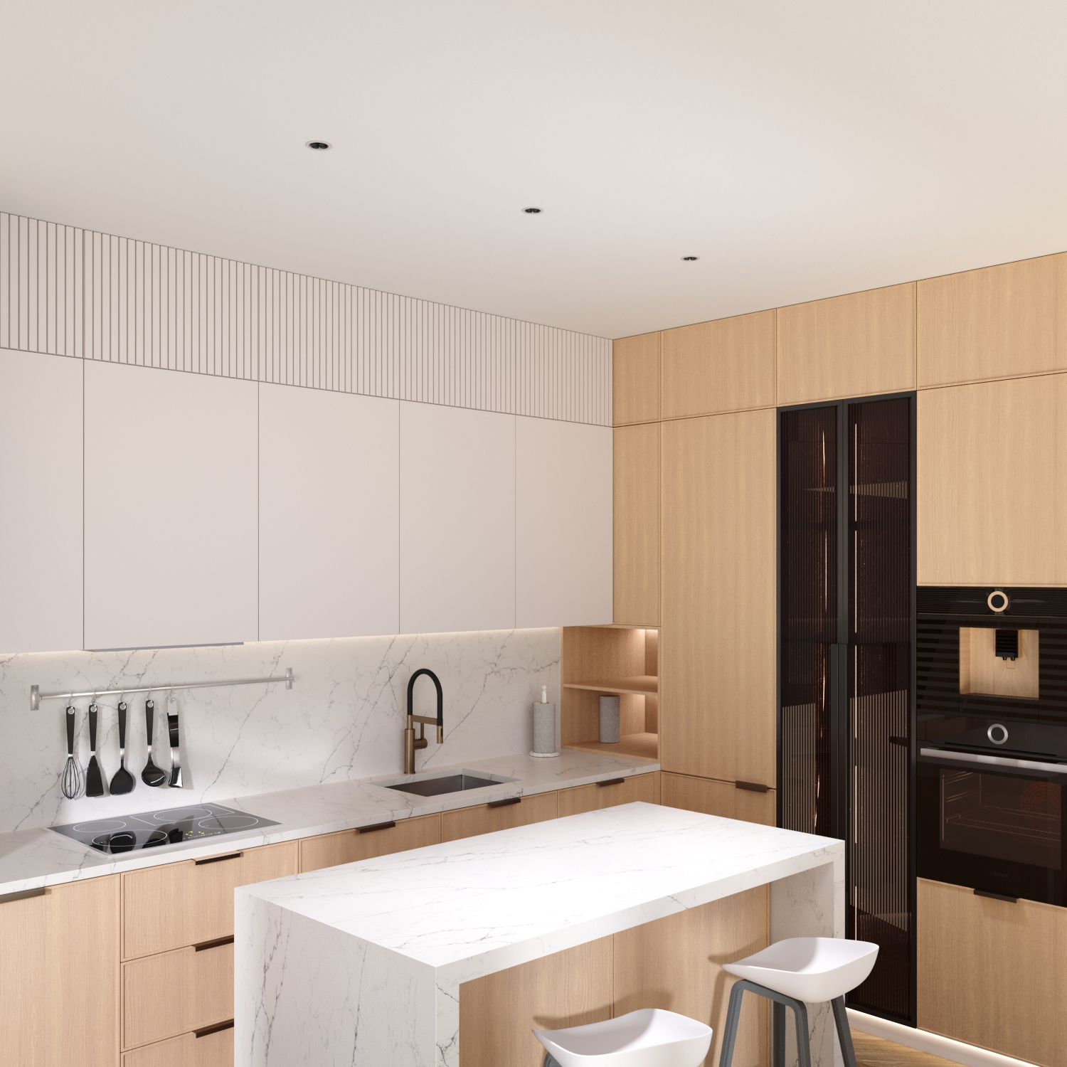 Интерьер встраиваемый светильник Denkirs DK2510-WB