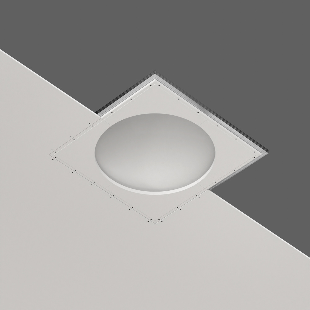 Купольный встраиваемый гипсовый светильник ATLAS 720