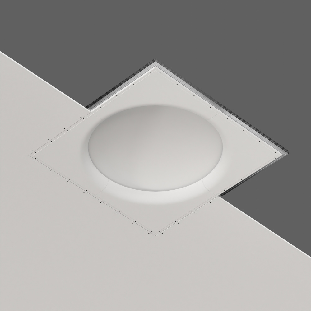 Купольный встраиваемый гипсовый светильник ATLAS 900