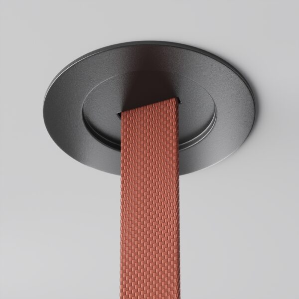 Потолочная чаша Maytoni Parity встраиваемая с коннектором питания черная