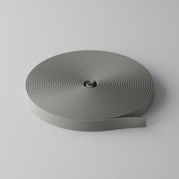 Токопроводящая текстильная лента 10м Parity светло-серая