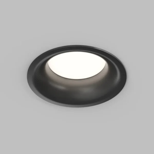 Точечный встраиваемый светильник DENKIRS INER DK2150-BK