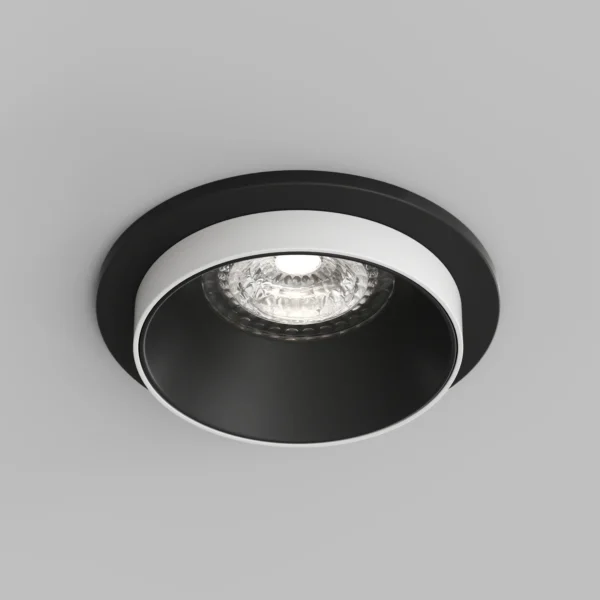 Точечный встраиваемый светильник Denkirs DK2400-BK