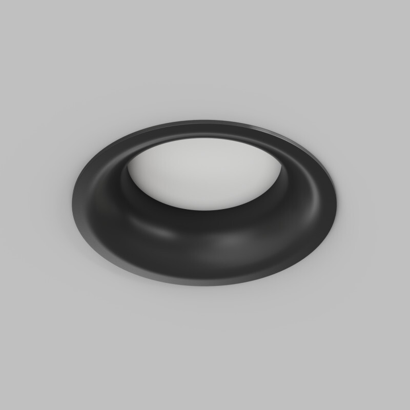 Точечный встраиваемый светильник INER DK2150-BK