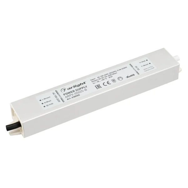 Блок питания Arlight ARPV-05025-B 5V, 5.0A, 25W