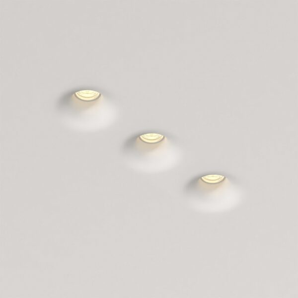 Гипсовый встраиваемый светильник Stellanova ELEKTRA MINI TRIO