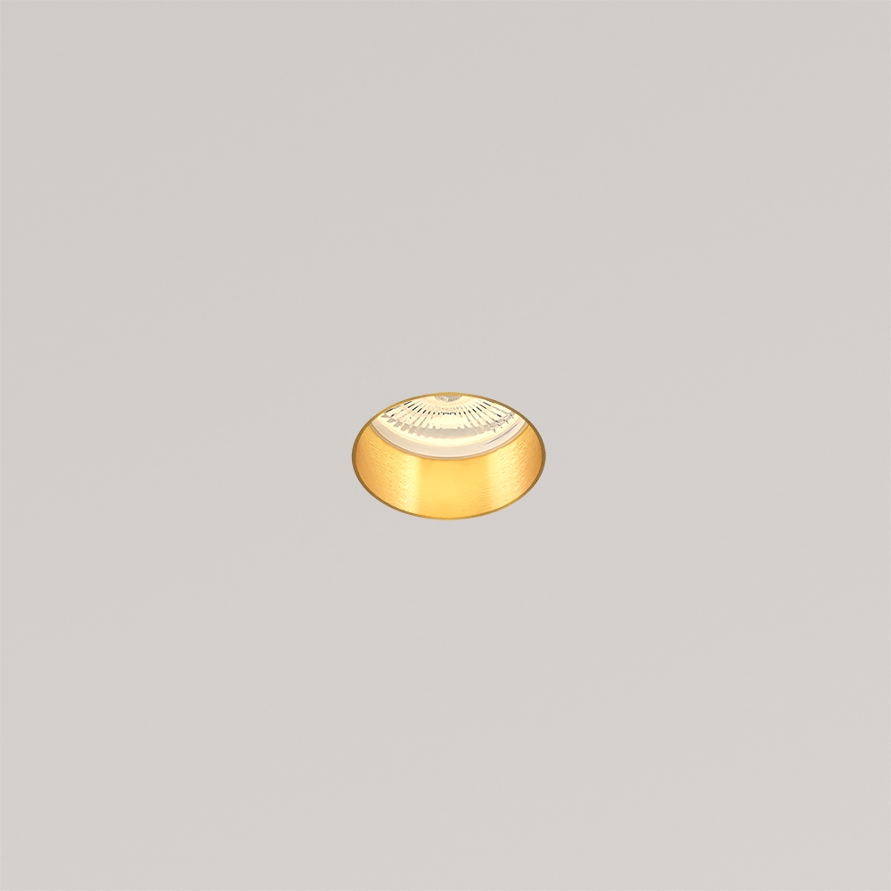 Гипсовый встраиваемый светильник Stellanova QUASAR 55 FLAT BRASS Гипсовый встраиваемый светильник Stellanova QUASAR 55 FLAT BRASS