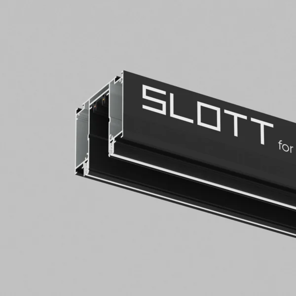 Профиль-трек DENKIRS SLOTT TR2014-BK 2000 мм 220В