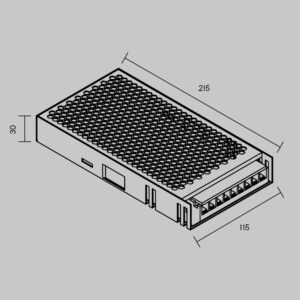 Схема Источник напряжения Maytoni PSL002 24В 300Вт IP 20 821020