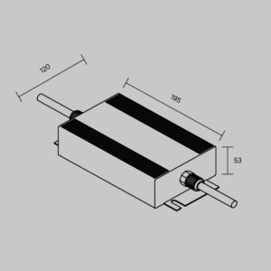 Схема Источник напряжения Maytoni PSL008 24В 400Вт IP67 822008