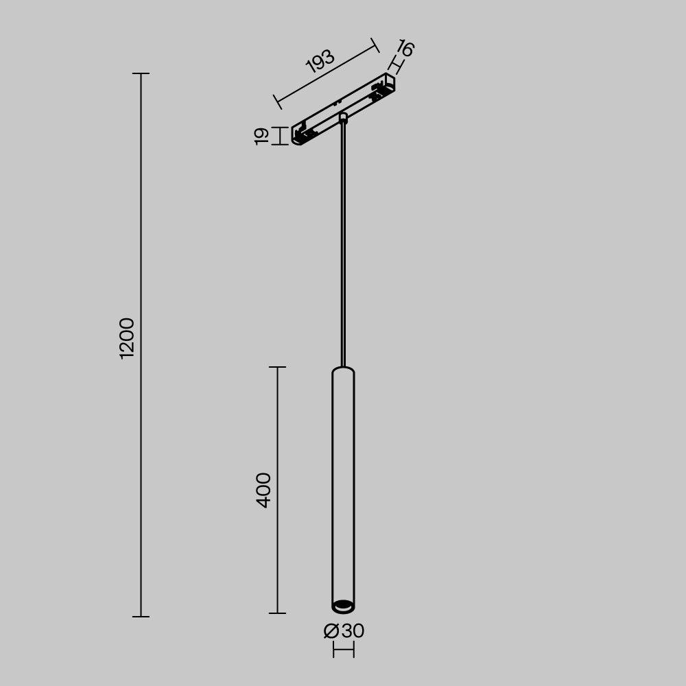 Схема Трековый светильник Maytoni Focus LED TR226-4-5WTW-M-DSZ-W Схема Трековый светильник Maytoni Focus LED TR226-4-5WTW-M-DSZ-W