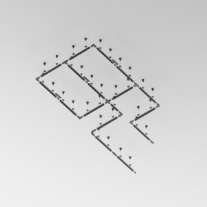 Схема Шинопровод 2м Trinity TRX005-312B накладной-подвесной черный