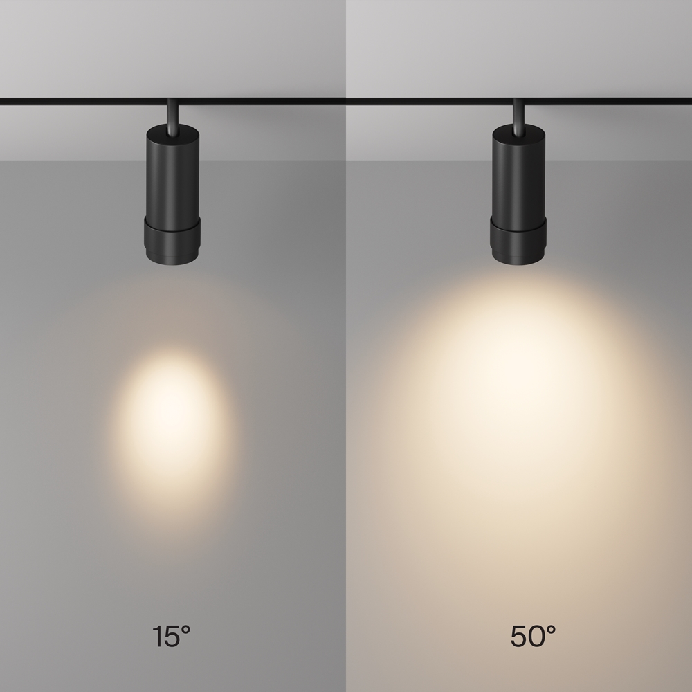 Трековый светильник Maytoni Focus-Zoom TR211-1-12W2.7K-Z-B