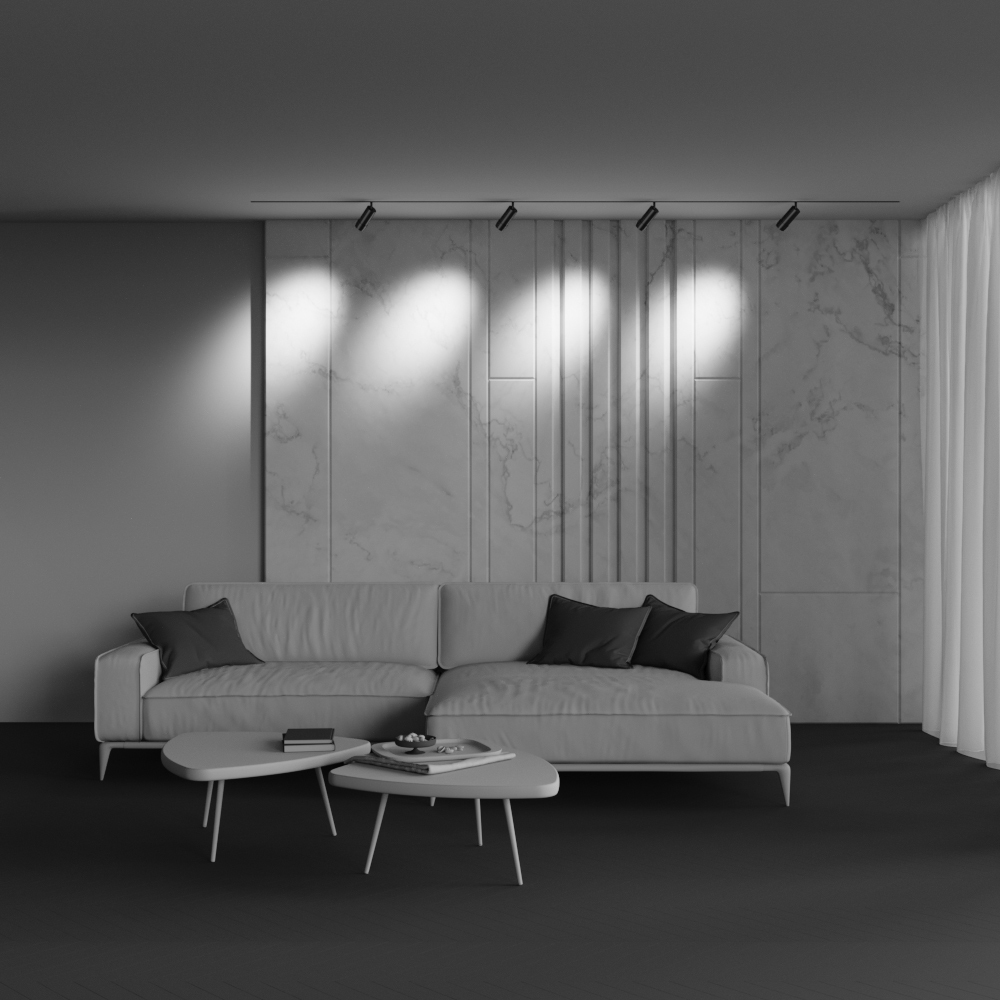 Трековый светильник Maytoni Focus-Zoom-TR212-4-12WTW-DD2-Z-B