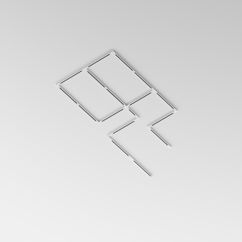 Шинопровод 1м Trinity TRX005-311W накладной_подвесной_белый