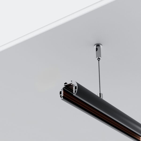 Шинопровод 2м Exility TRXM034-R-412B низкопрофильный подвесной круглый