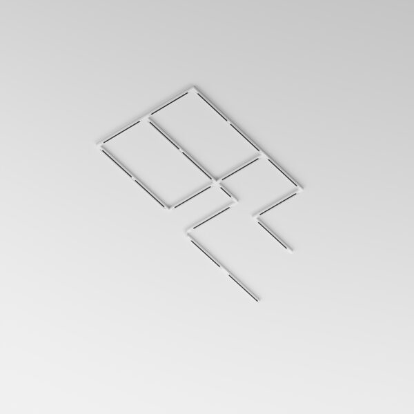 Шинопровод 2м Trinity TRX005-312W накладной_подвесной белый