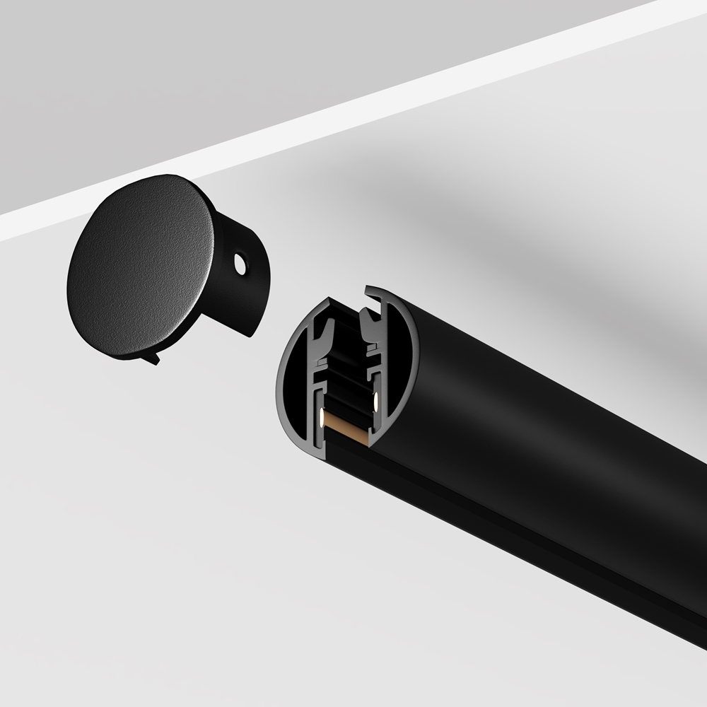 Шинопровод круглый подвесной 2 м TRX184-R-112B DC 24 V